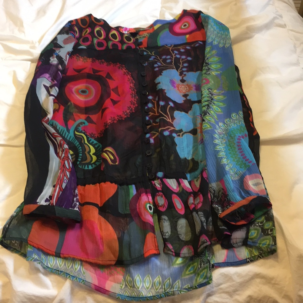 Desigual sheer blouse